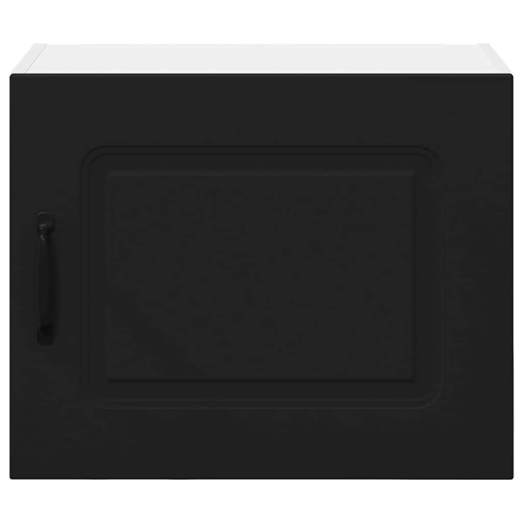 Dulap suspendat de bucatarie cu raft Negru 50 x 31 x 40 cm — imaginea 7