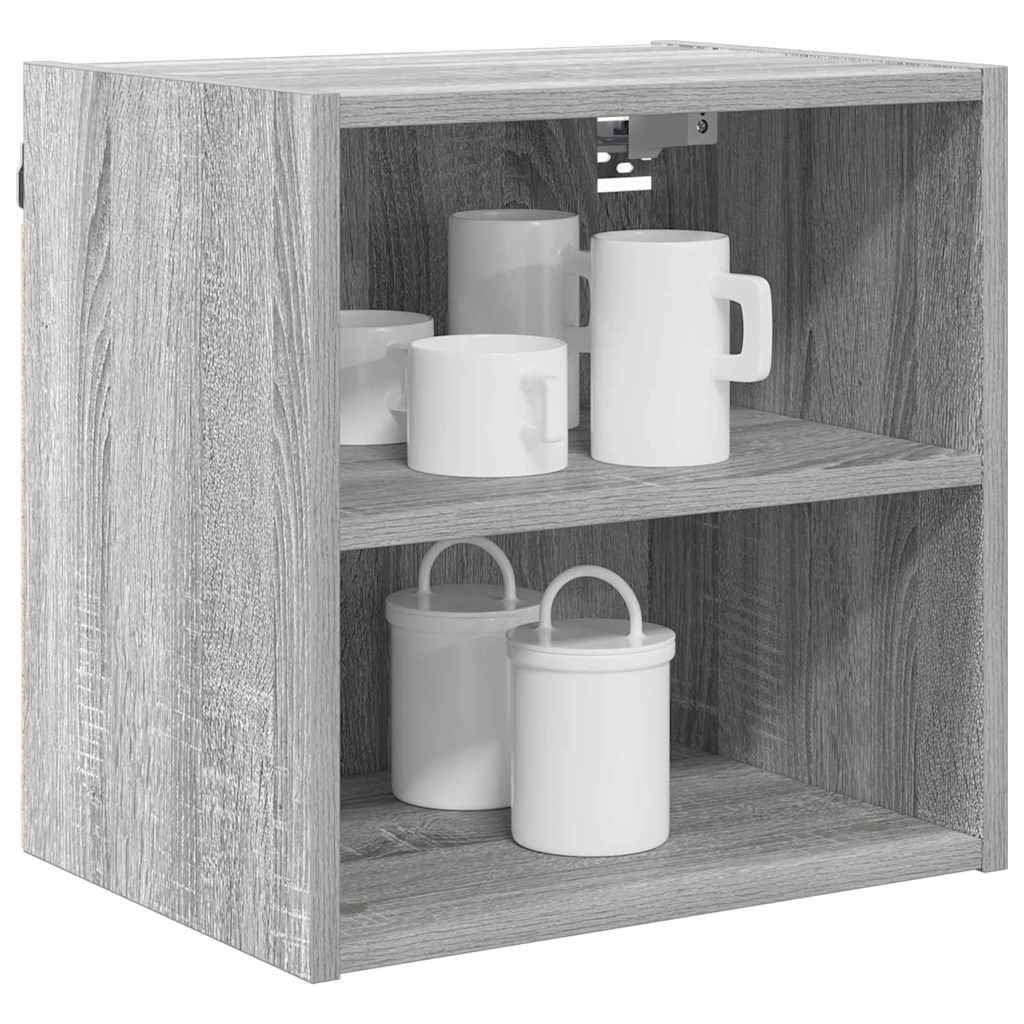 Dulap suspendat Riga Gri Sonoma 40 x 29,5 x 40 cm Lemn compozit — imaginea 4