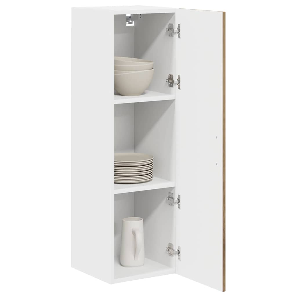 Dulap suspendat de bucatarie Stejar Artizanal 30 x 31 x 100 cm — imaginea 4