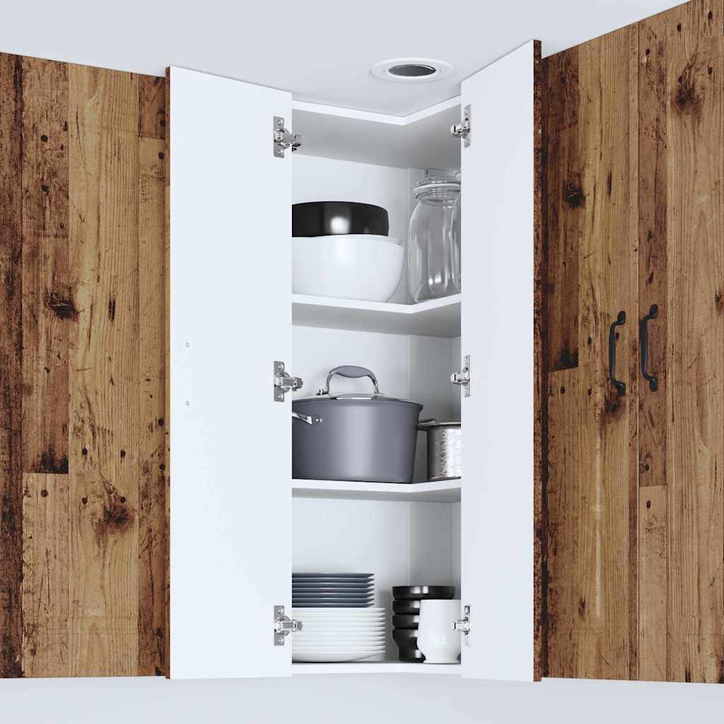 Dulap suspendat de bucatarie cu usa Lemn Vechi 57 x 57 x 100 cm — imaginea 5