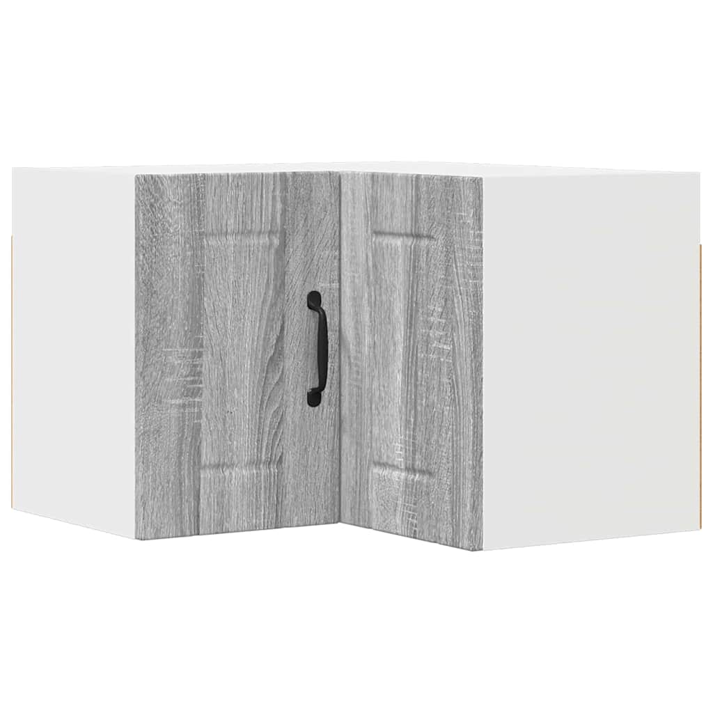 Dulap suspendat de bucatarie cu raft Gri Sonoma 57 x 57 x 40 cm