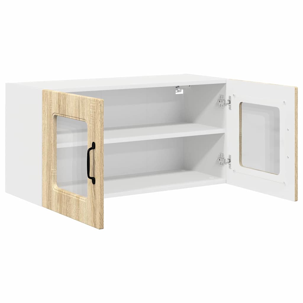 Dulap suspendat de bucatarie Stejar Sonoma 80 x 31 x 40 cm — imaginea 6