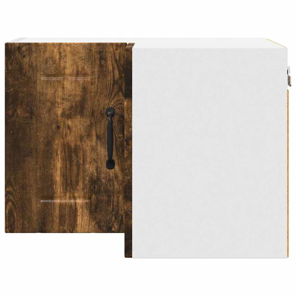 Dulap suspendat de bucatarie Stejar fumuriu 57 x 57 x 40 cm — imaginea 7