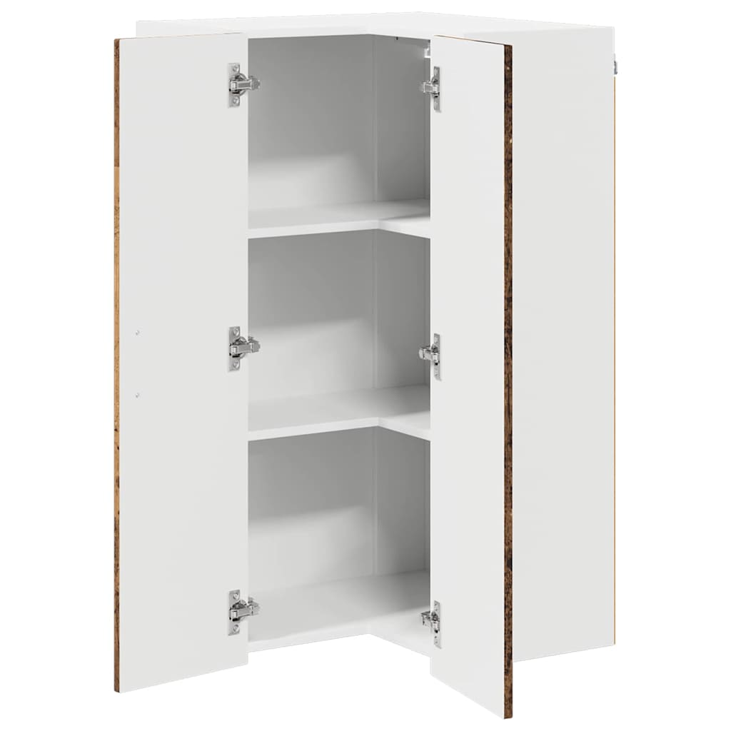 Dulap suspendat de bucatarie cu usa Lemn Vechi 57 x 57 x 100 cm — imaginea 6