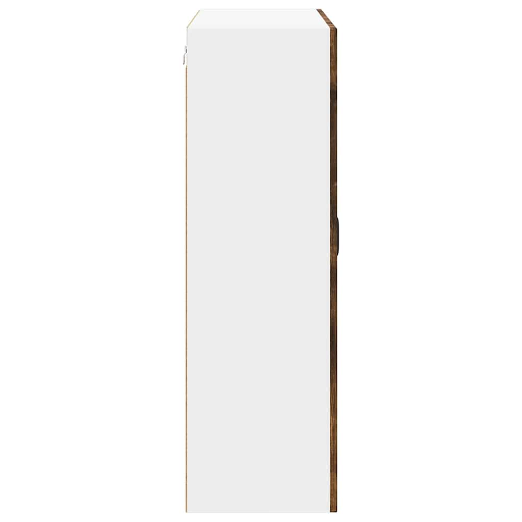 Dulap suspendat de bucatarie Stejar fumuriu 80 x 31 x 100 cm — imaginea 8