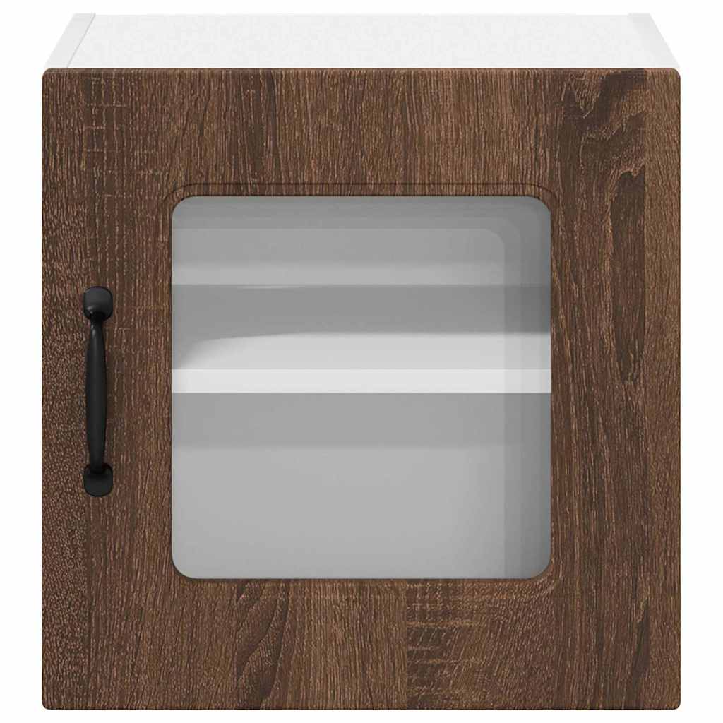 Dulap suspendat de bucatarie Stejar inchis 40 x 31 x 40 cm — imaginea 7