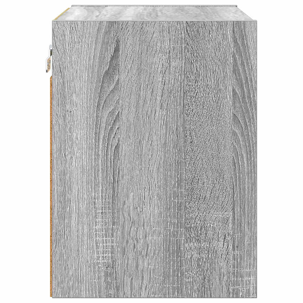 Dulap suspendat Riga Gri Sonoma 40 x 29,5 x 40 cm Lemn compozit — imaginea 7