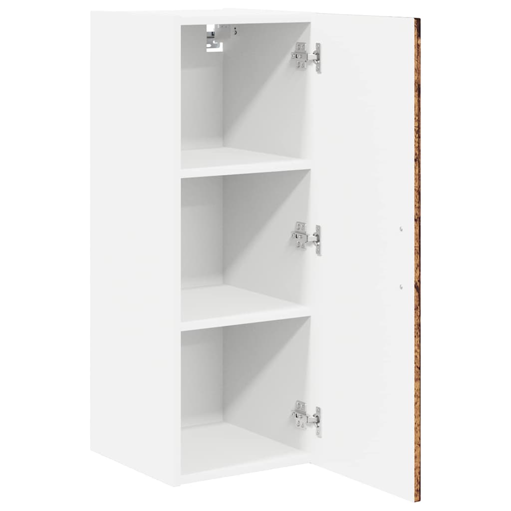 Dulap suspendat de bucatarie 2 pcs Lemn Vechi 30 x 31 x 80 cm — imaginea 7