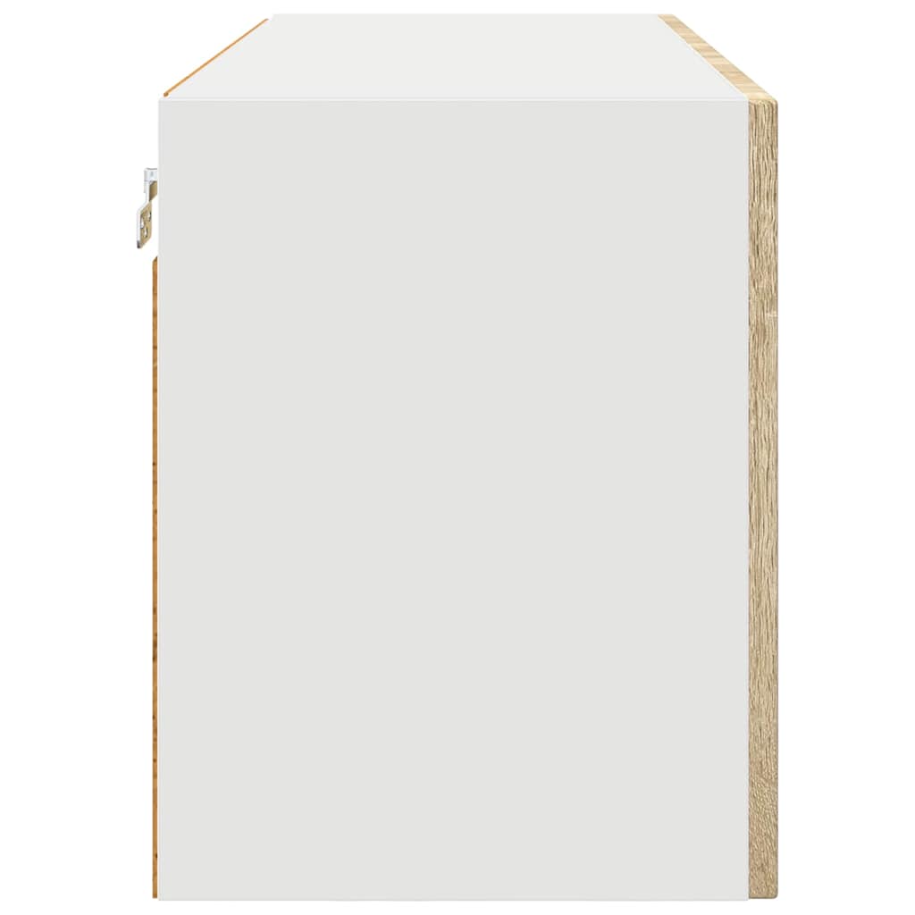 Dulap suspendat de bucatarie Stejar Sonoma 80 x 31 x 40 cm — imaginea 8