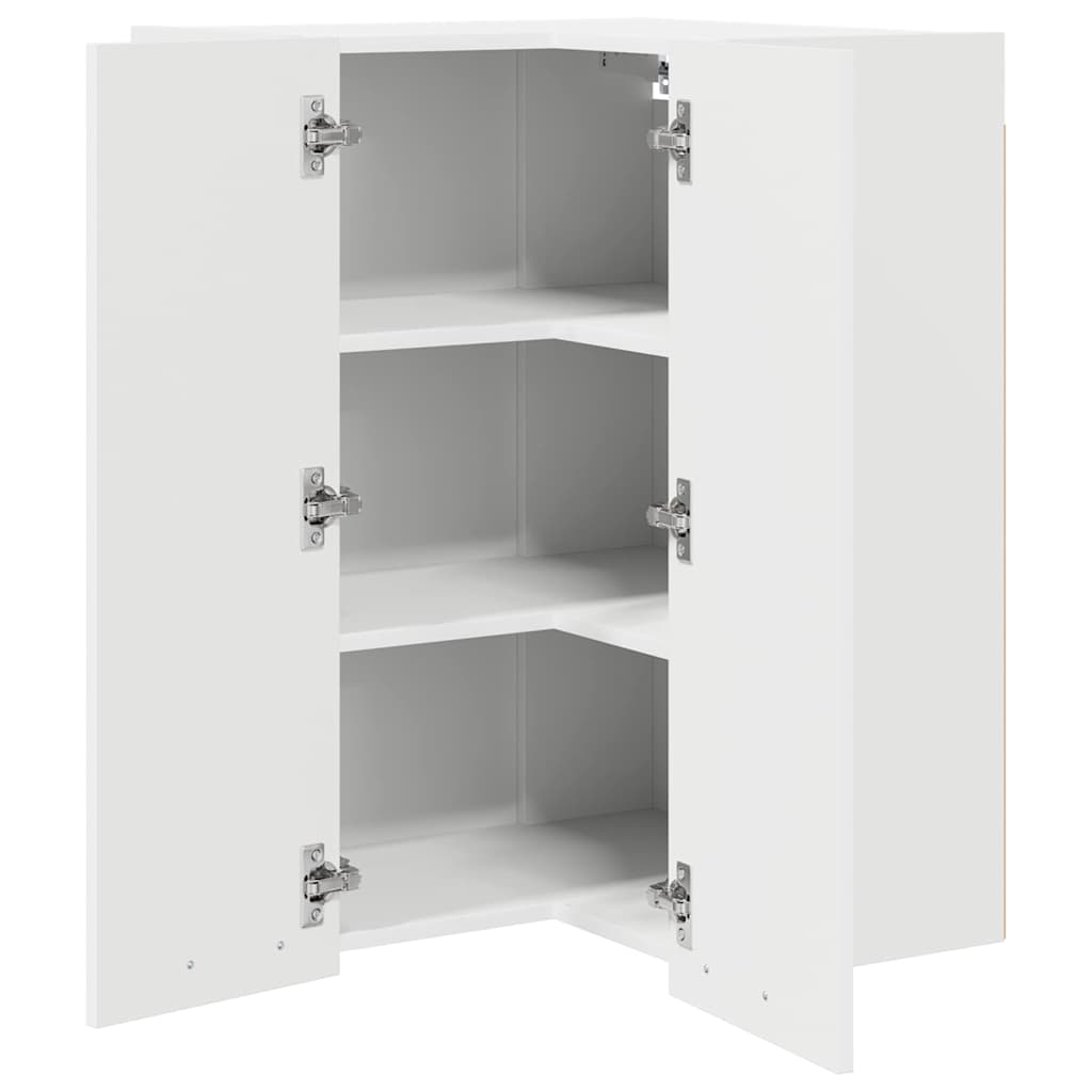 Dulap suspendat cu raft Riga Alb 57 x 57 x 80 cm Lemn compozit — imaginea 6