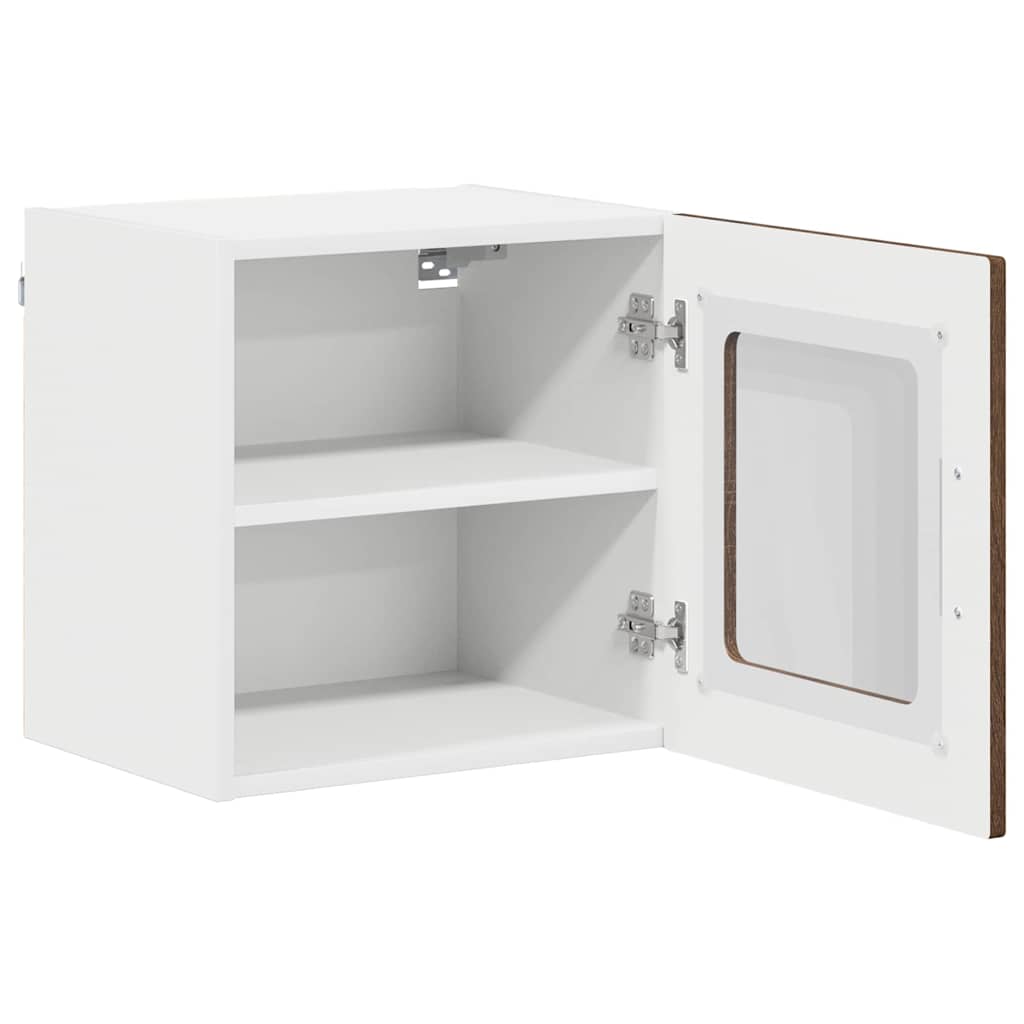 Dulap suspendat de bucatarie Stejar inchis 40 x 31 x 40 cm — imaginea 6