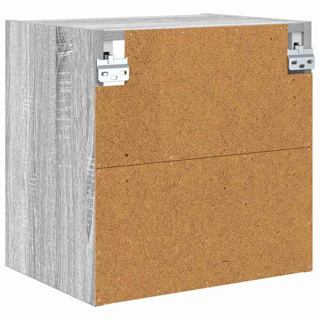 Dulap suspendat Riga Gri Sonoma 40 x 29,5 x 40 cm Lemn compozit — imaginea 8