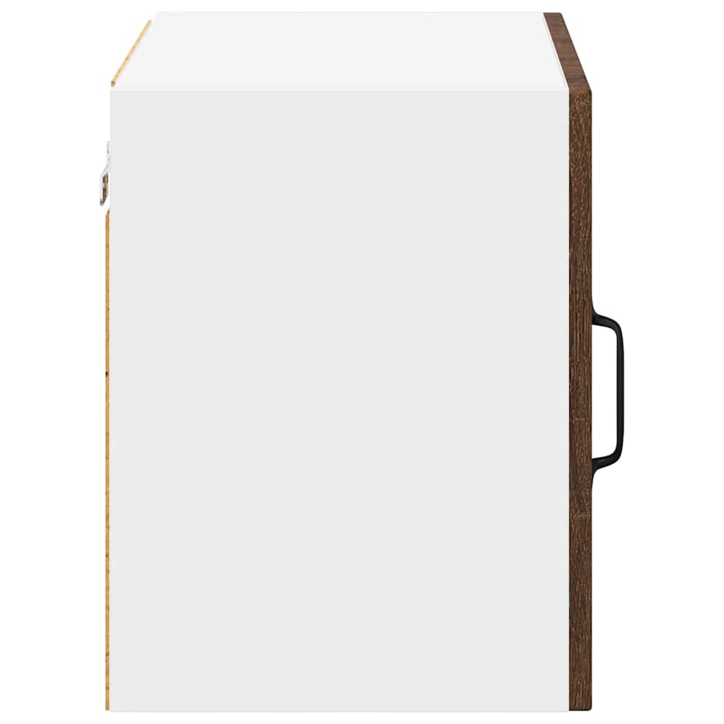 Dulap suspendat de bucatarie cu raft 2 pcs Stejar inchis — imaginea 9