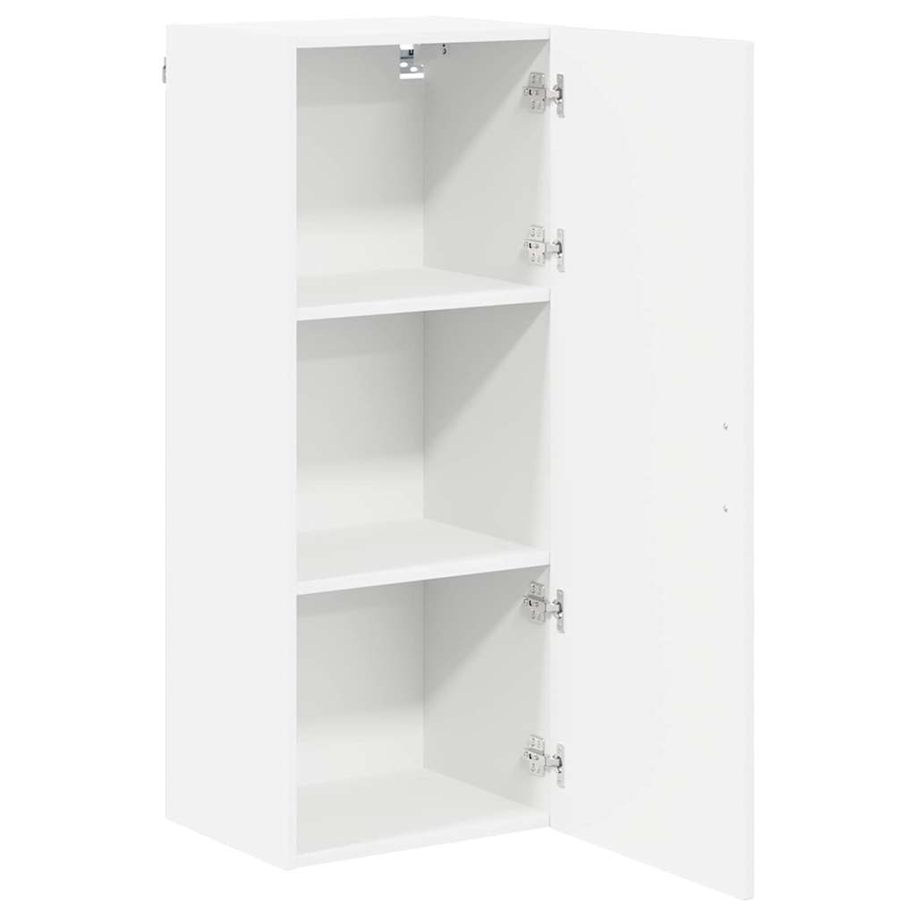 Dulap suspendat de bucatarie cu usa Alb lucios 40 x 31 x 100 cm — imaginea 6