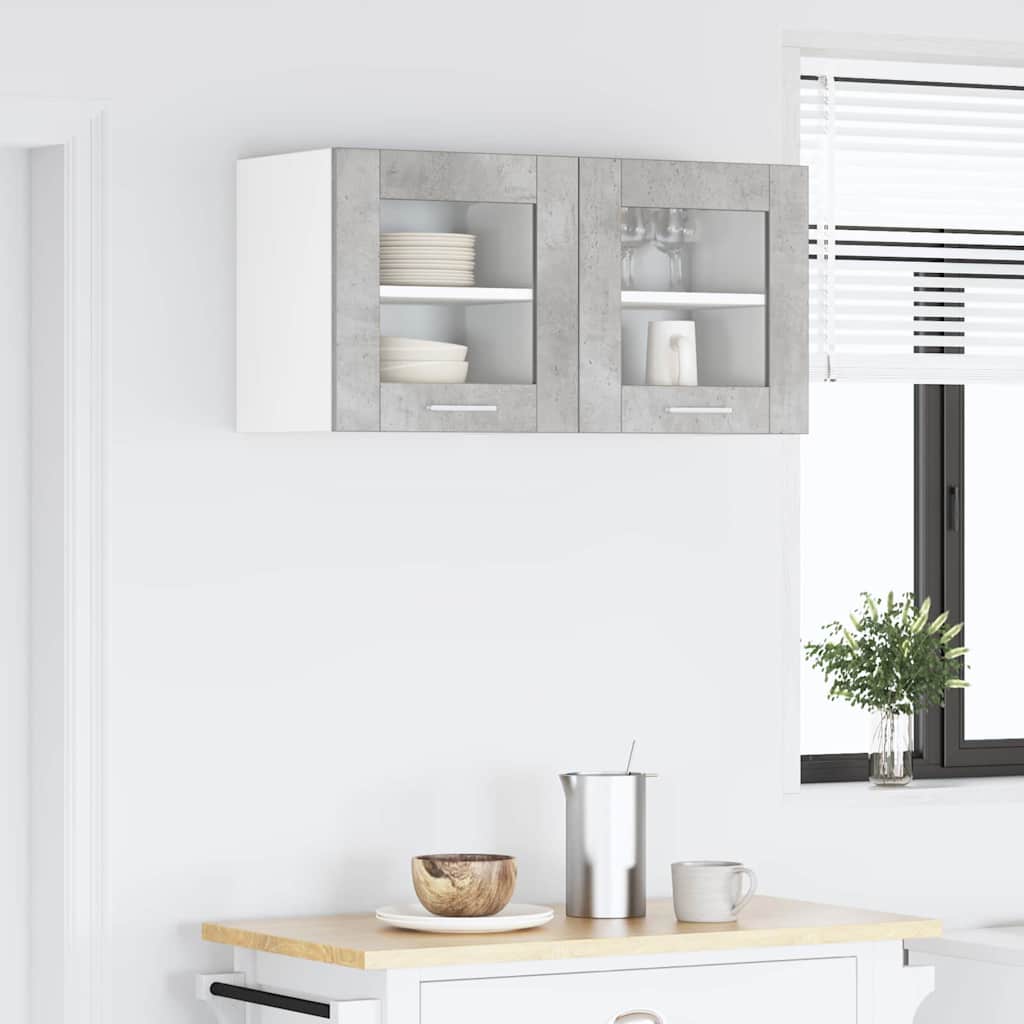Dulap suspendat cu raft Riga Gri din beton 40 x 31 x 40 cm — imaginea 5