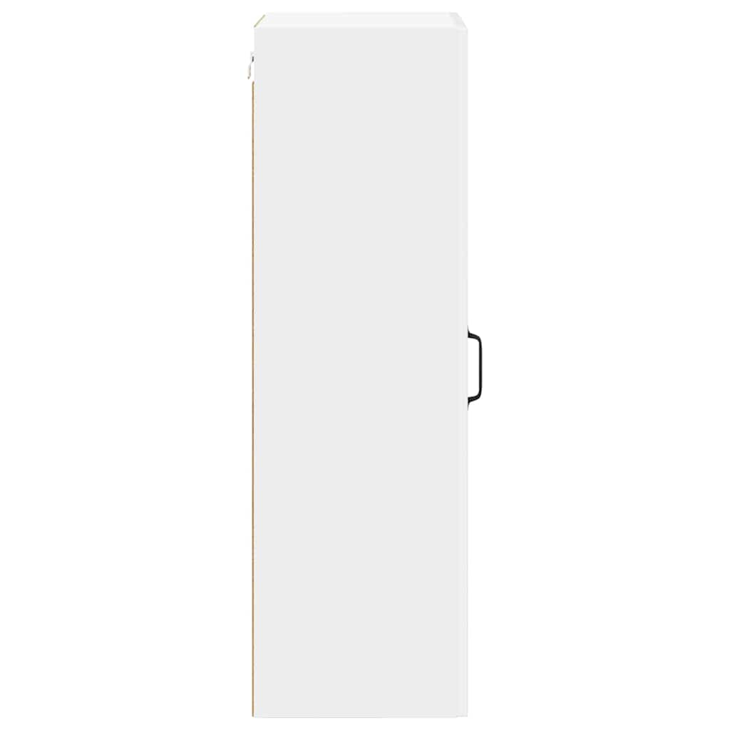 Dulap suspendat de bucatarie cu usa Alb lucios 40 x 31 x 100 cm — imaginea 8