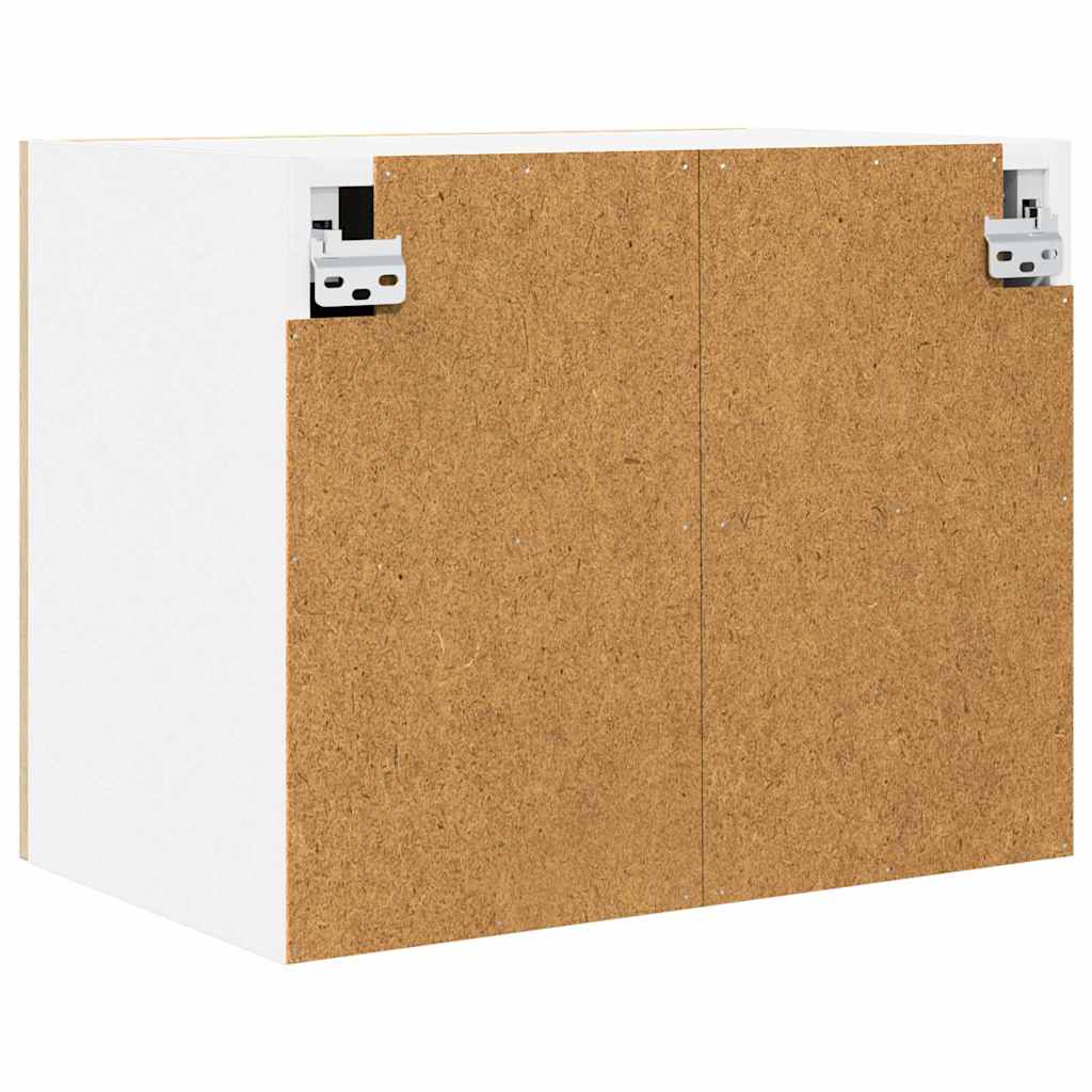 Dulap suspendat Riga Stejar Sonoma si Alb 50 x 31 x 40 cm — imaginea 9