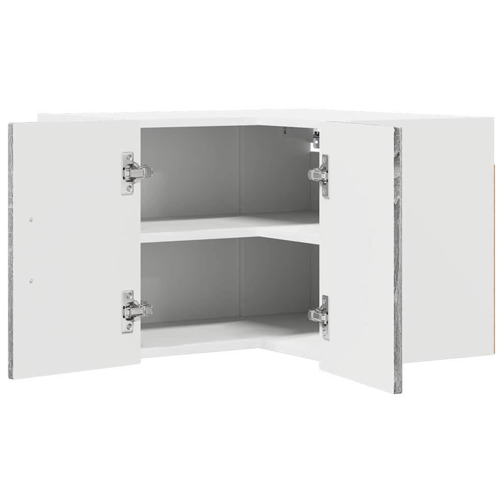 Dulap suspendat de bucatarie cu raft Gri Sonoma 57 x 57 x 40 cm — imaginea 6