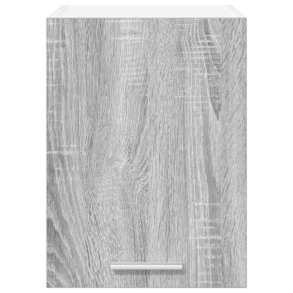 Dulap suspendat cu raft Riga Gri Sonoma si Alb 30 x 31 x 40 cm — imaginea 7