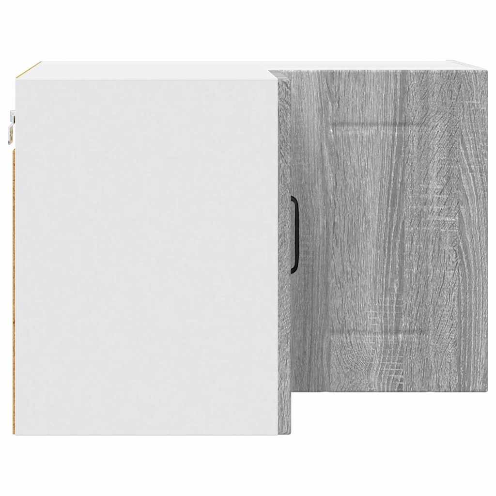 Dulap suspendat de bucatarie cu raft Gri Sonoma 57 x 57 x 40 cm — imaginea 8