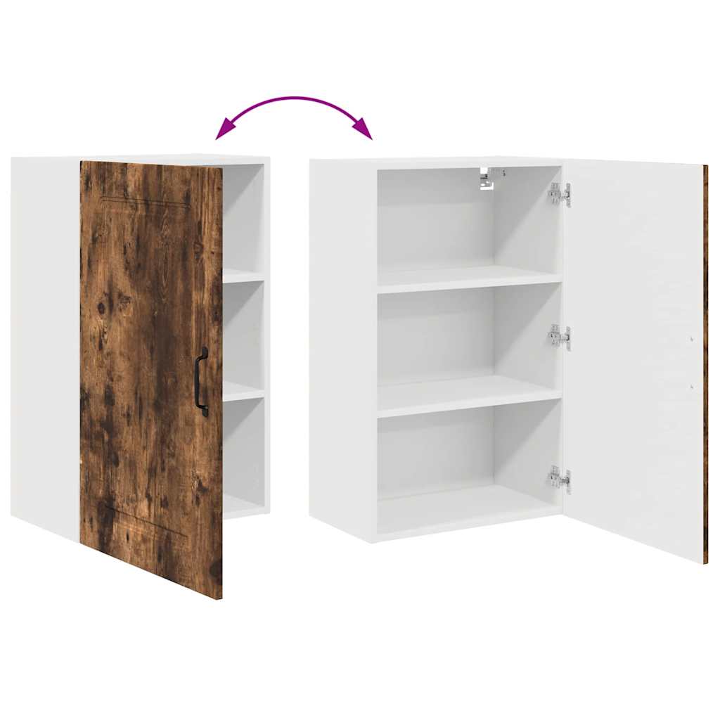 Dulap suspendat de bucatarie Stejar fumuriu 50 x 31 x 80 cm — imaginea 12