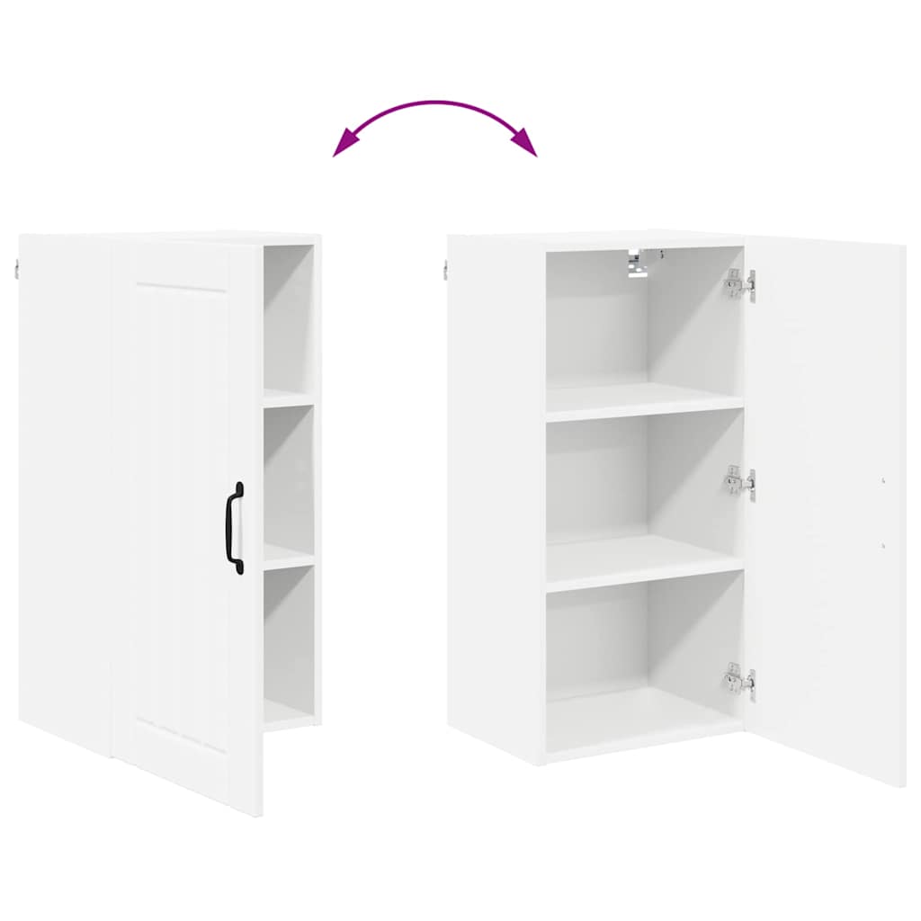 Dulap suspendat de bucatarie Alb 40 x 31 x 80 cm Lemn compozit — imaginea 12