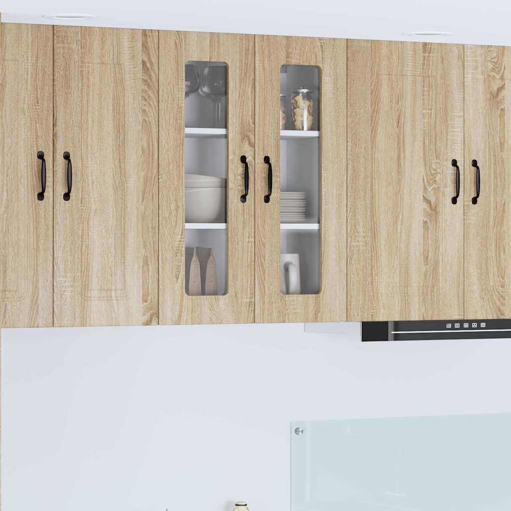 Dulap suspendat de bucatarie Stejar Sonoma 60 x 31 x 80 cm — imaginea 2