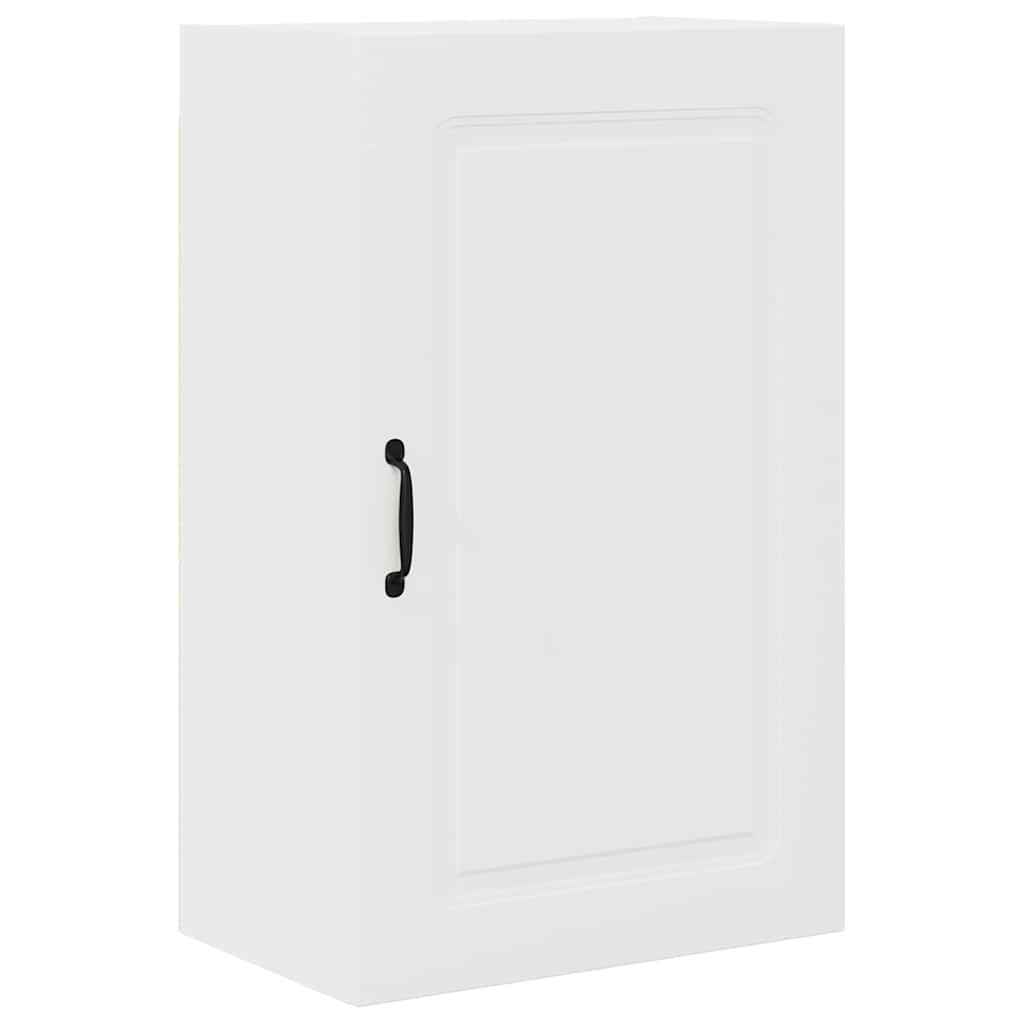 Dulap suspendat de bucatarie cu raft Alb lucios 50 x 31 x 80 cm
