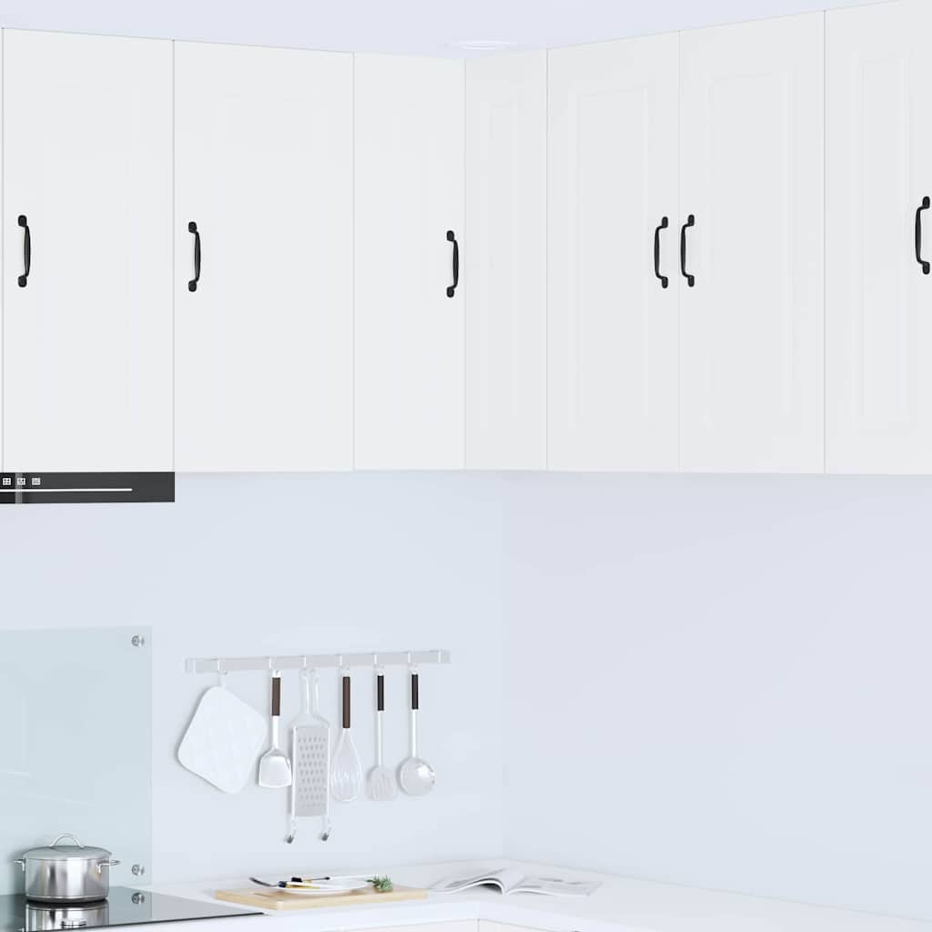 Dulap suspendat de bucatarie Alb 57 x 57 x 80 cm Lemn compozit — imaginea 2