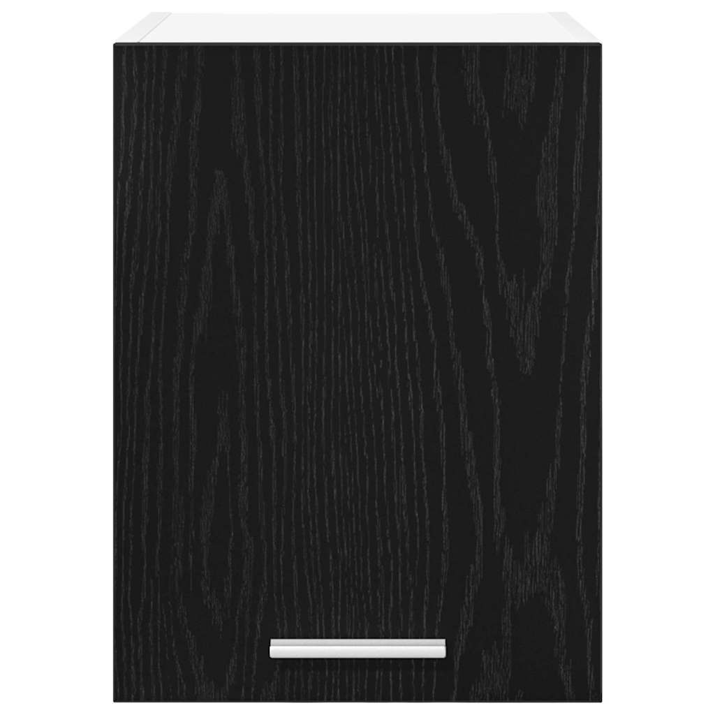 Dulap suspendat cu usa Riga Stejar negru si Alb 30 x 31 x 40 cm — imaginea 7