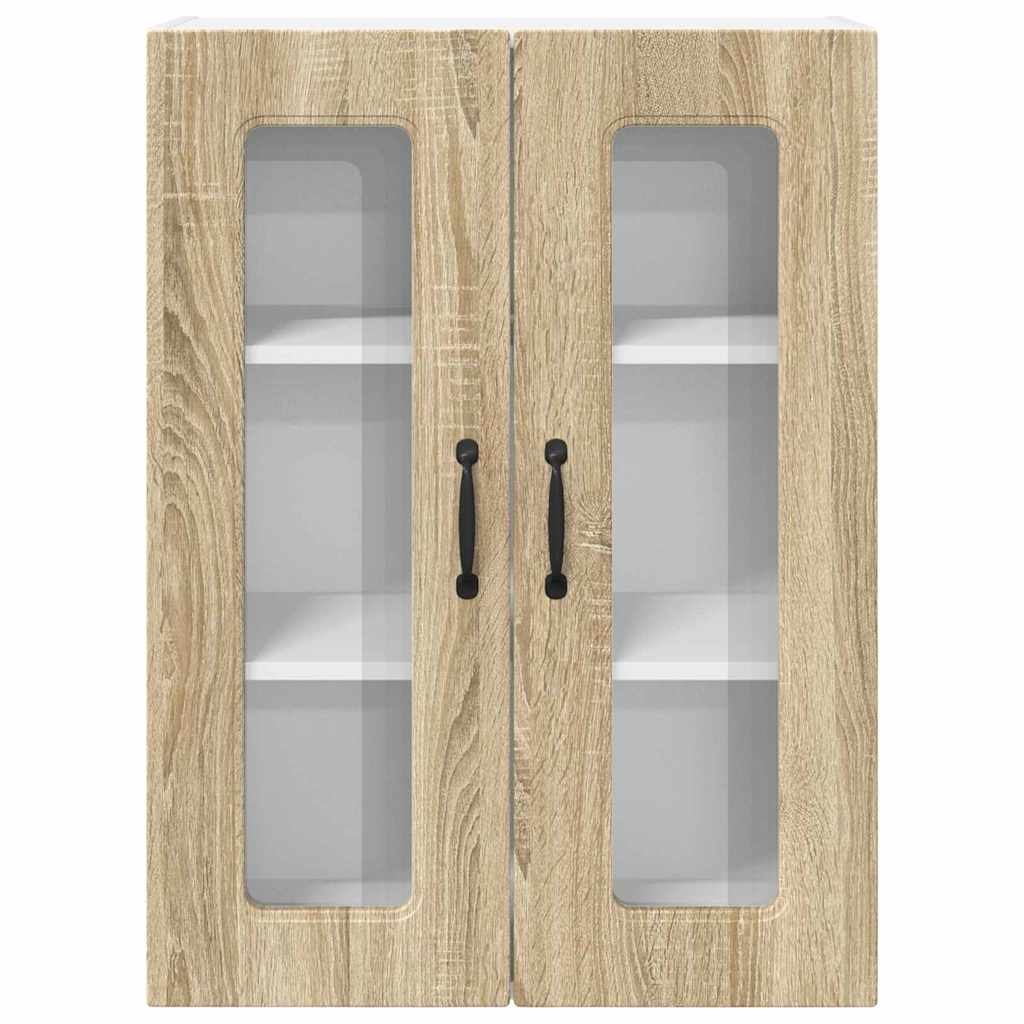 Dulap suspendat de bucatarie Stejar Sonoma 60 x 31 x 80 cm — imaginea 7
