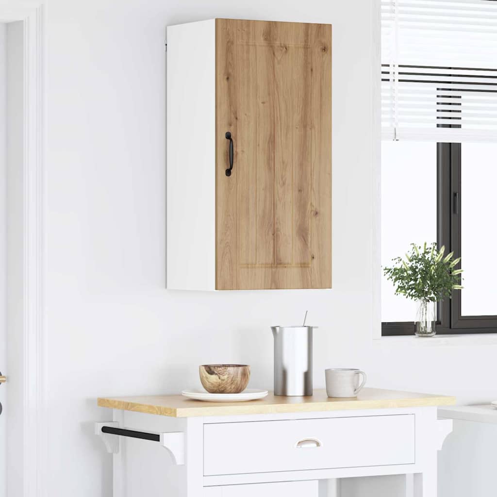 Dulap suspendat de bucatarie Stejar Artizanal 40 x 31 x 80 cm — imaginea 5