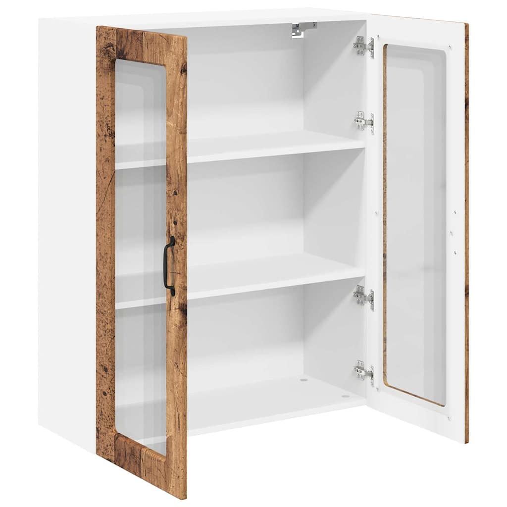 Dulap suspendat de bucatarie cu usa Lemn Vechi 80 x 31 x 100 cm — imaginea 6