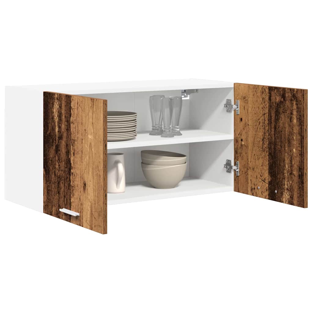 Dulap suspendat Riga Lemn Vechi 80 x 31 x 40 cm Lemn compozit — imaginea 4
