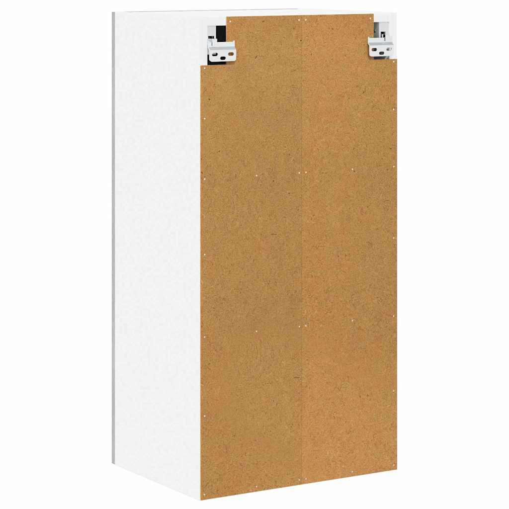 Dulap suspendat cu raft Riga Gri Sonoma si Alb 40 x 31 x 80 cm — imaginea 9
