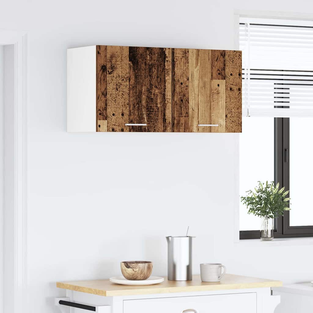 Dulap suspendat Riga Lemn Vechi 80 x 31 x 40 cm Lemn compozit — imaginea 5