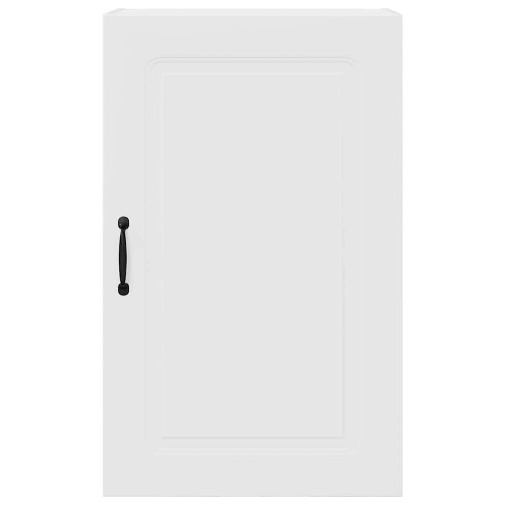 Dulap suspendat de bucatarie cu raft Alb lucios 50 x 31 x 80 cm — imaginea 7