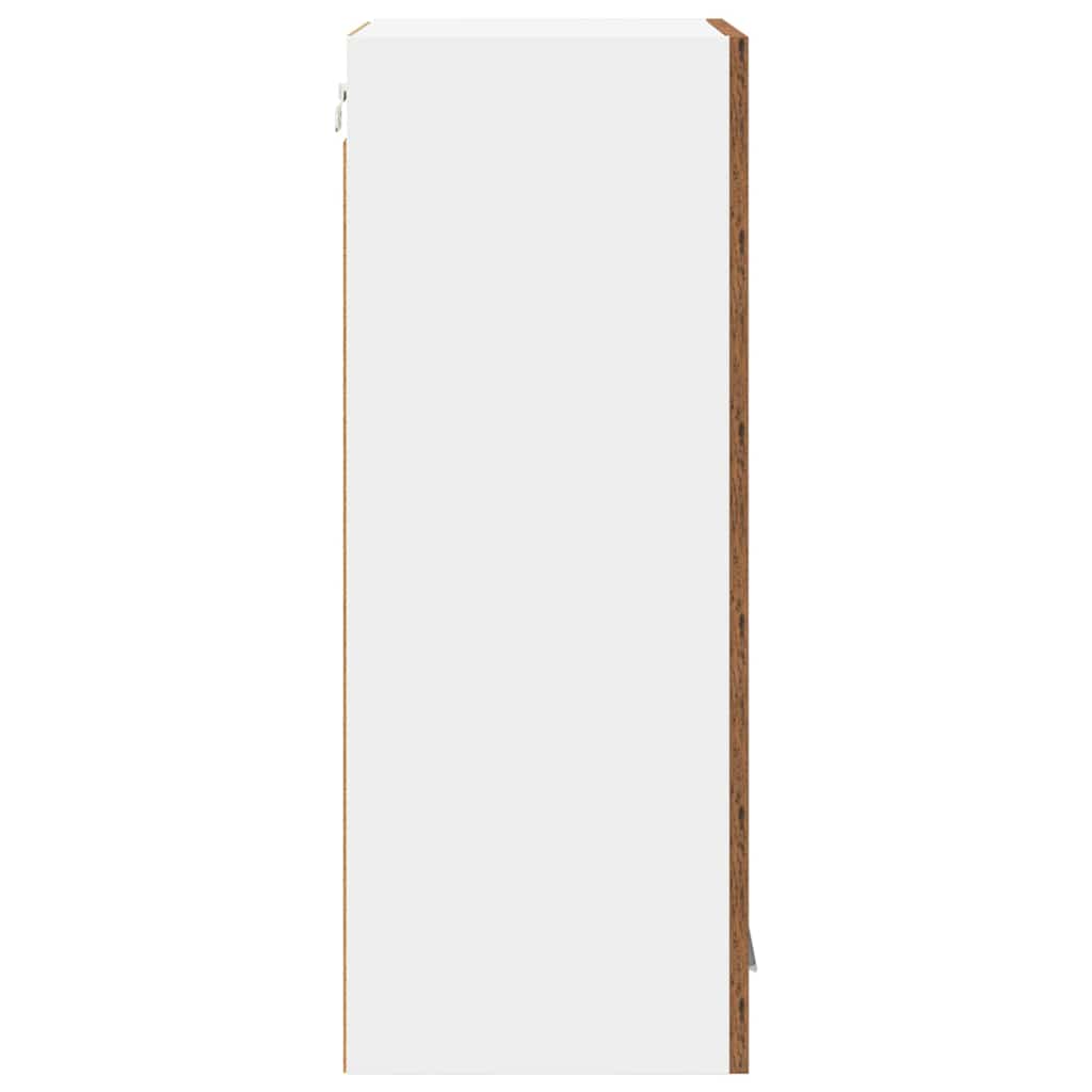 Dulap suspendat cu raft Riga 2 pcs Lemn Vechi 40 x 31 x 80 cm — imaginea 9