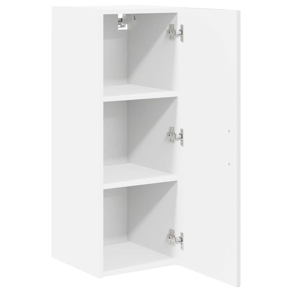 Dulap suspendat de bucatarie 2 pcs Alb lucios 30 x 31 x 80 cm — imaginea 7