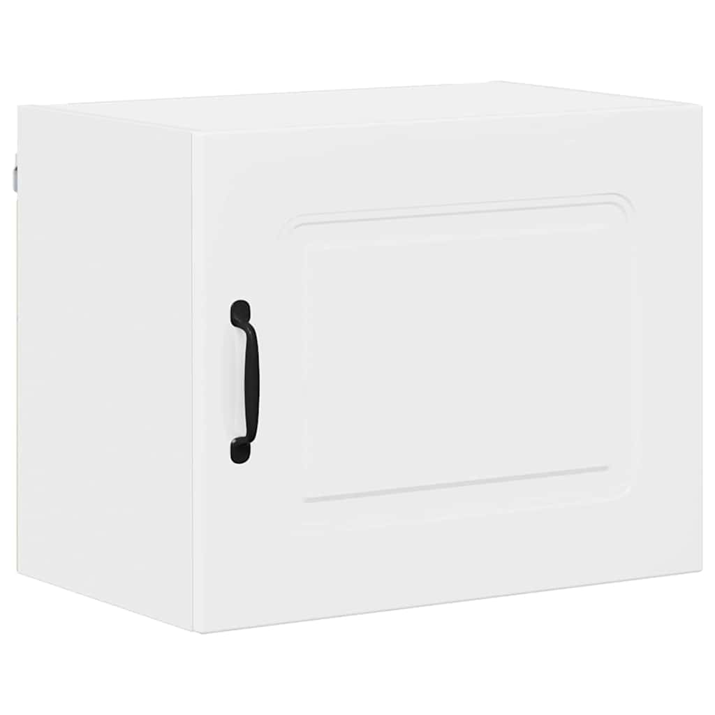 Dulap suspendat de bucatarie cu raft Alb lucios 50 x 31 x 40 cm