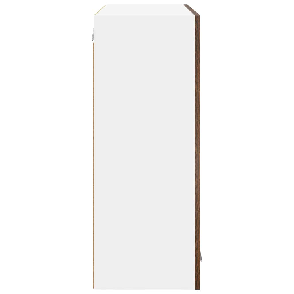 Dulap suspendat cu raft Riga Stejar fumuriu 80 x 31 x 80 cm — imaginea 8