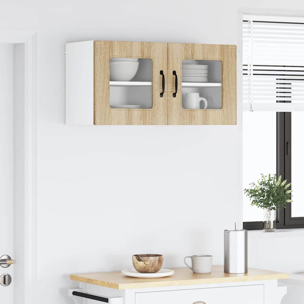 Dulap suspendat de bucatarie Stejar Sonoma 40 x 31 x 40 cm — imaginea 5