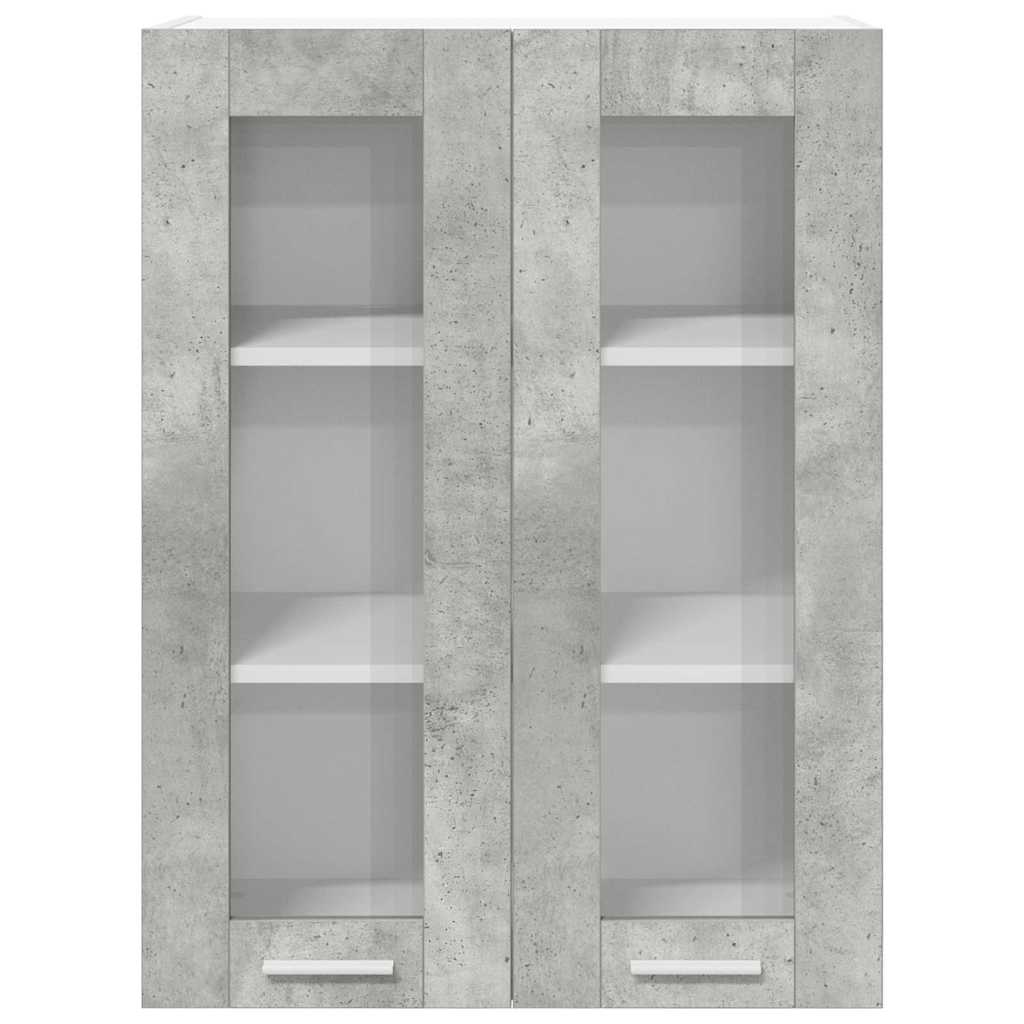 Dulap suspendat cu raft Riga Gri din beton 60 x 31 x 80 cm — imaginea 7