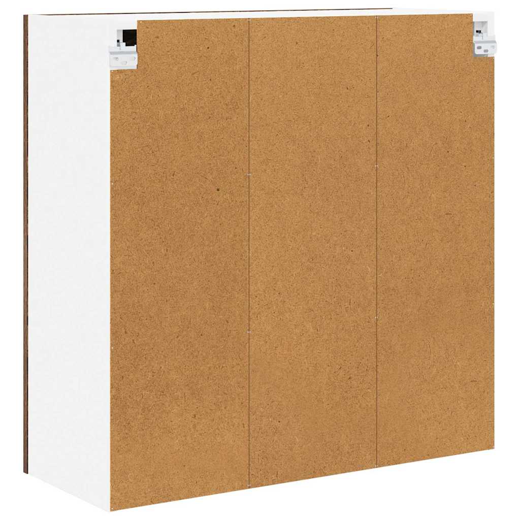 Dulap suspendat cu raft Riga Stejar fumuriu 80 x 31 x 80 cm — imaginea 9