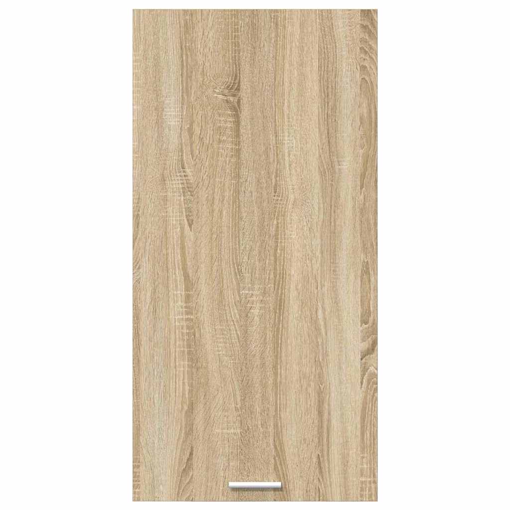 Dulap suspendat Riga Stejar Sonoma si Alb 50 x 31 x 100 cm — imaginea 7