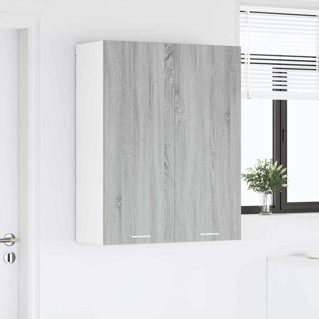 Dulap suspendat Riga Gri Sonoma 80 x 31 x 100 cm Lemn compozit — imaginea 5