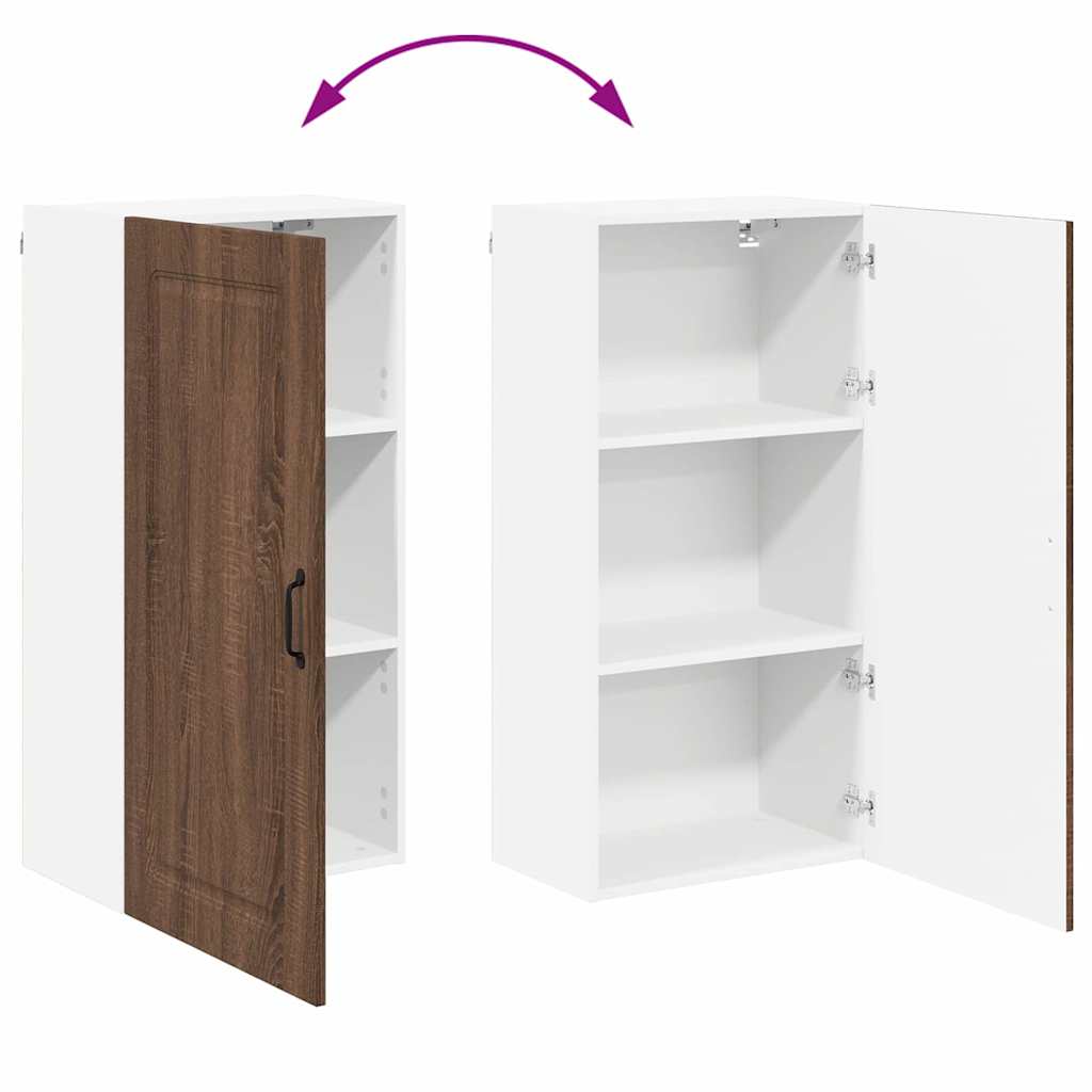 Dulap suspendat de bucatarie Stejar inchis 50 x 31 x 100 cm — imaginea 12