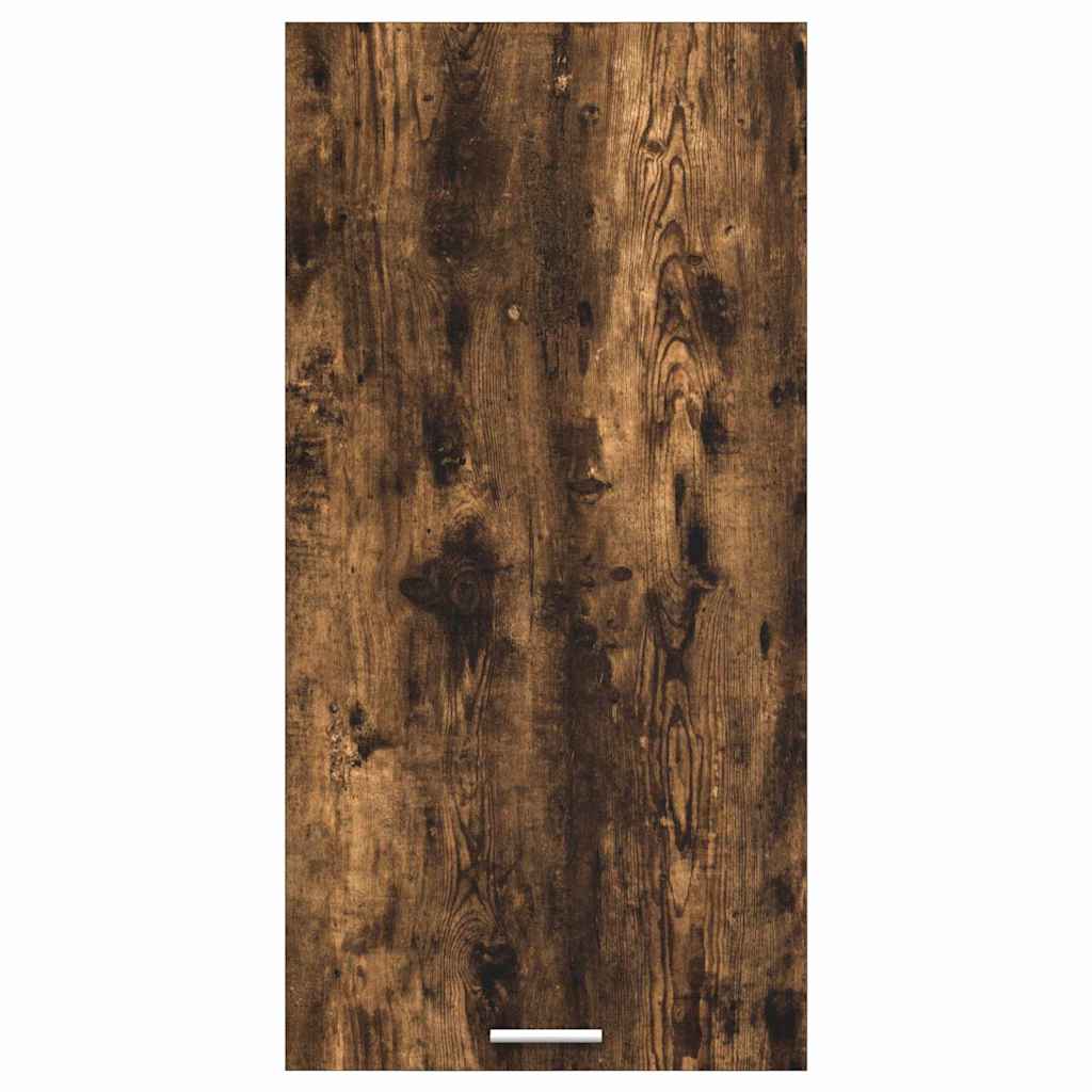 Dulap suspendat Riga Stejar afumat si alb 50 x 31 x 100 cm — imaginea 7
