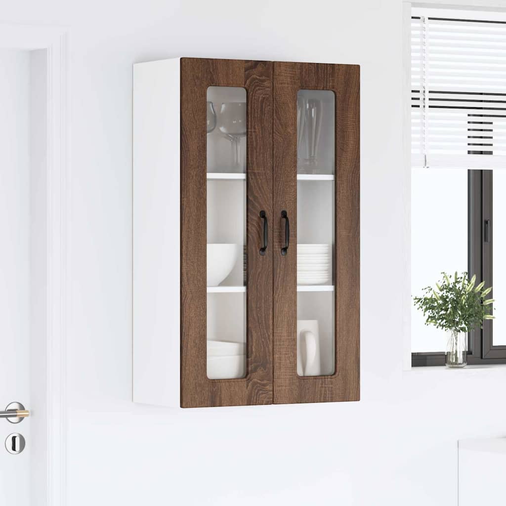 Dulap suspendat de bucatarie Stejar inchis 60 x 31 x 100 cm — imaginea 5