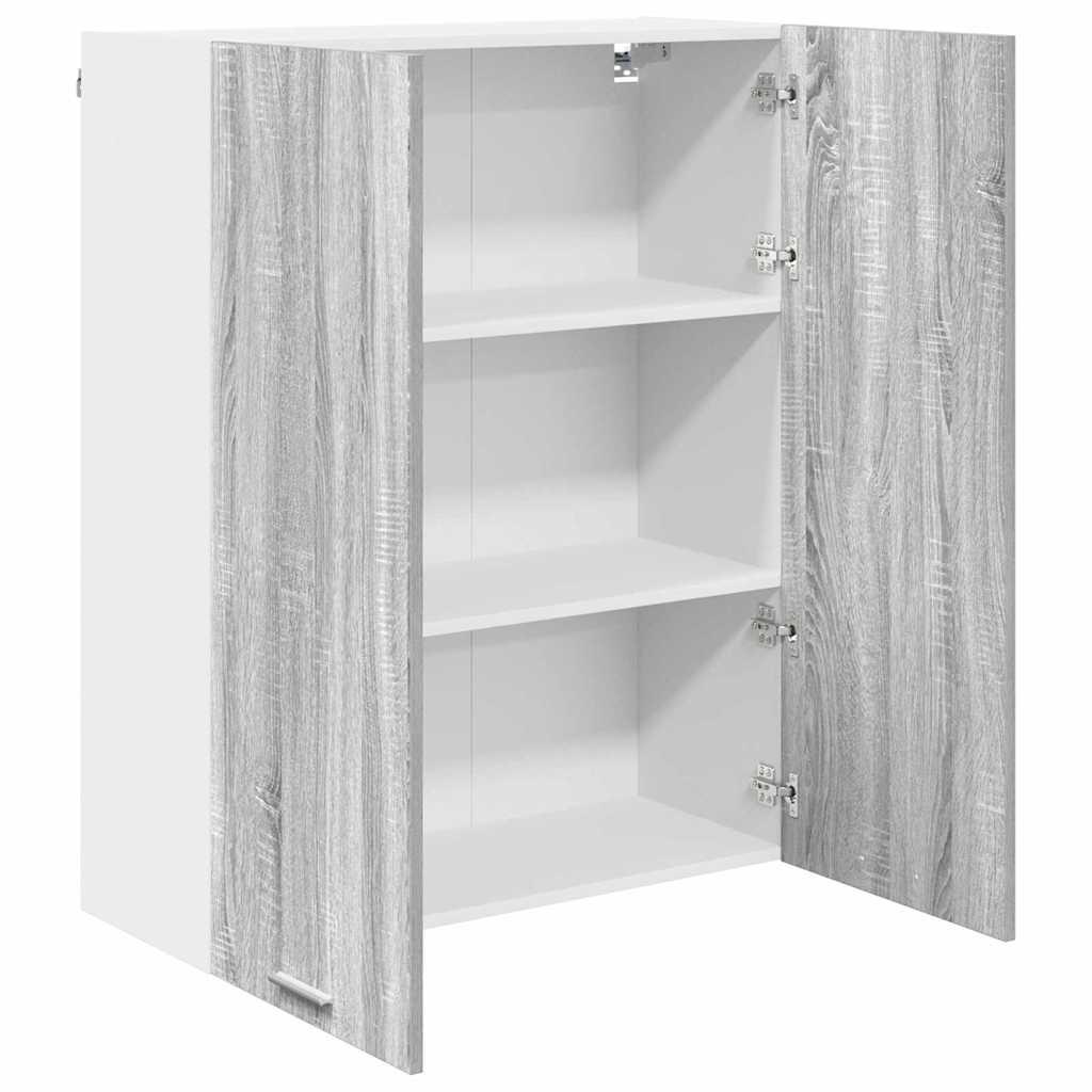 Dulap suspendat Riga Gri Sonoma 80 x 31 x 100 cm Lemn compozit — imaginea 6